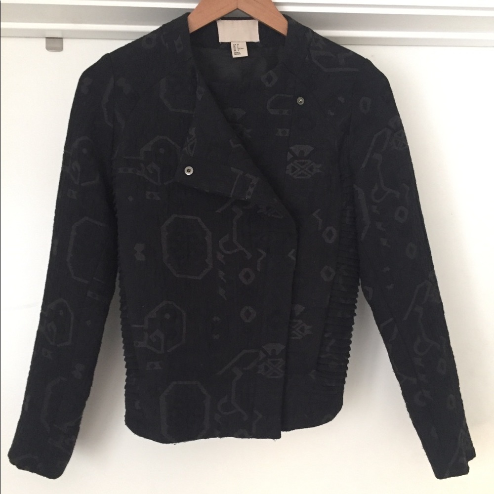 H&M Ribbed ‘Biker’ Jacket